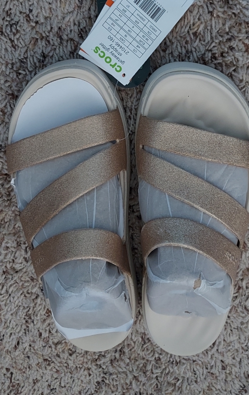 Crocs Women's Getaway Glitter Strappy